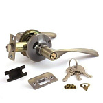 Ручка-защелка AVERS 8023-01-AB (бронза ) с ключом